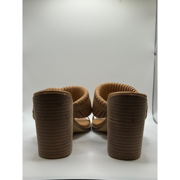 Dolce Vita Women's Bambi Tan Block-Heel Sandals Size 7 - Picture 3 of 5